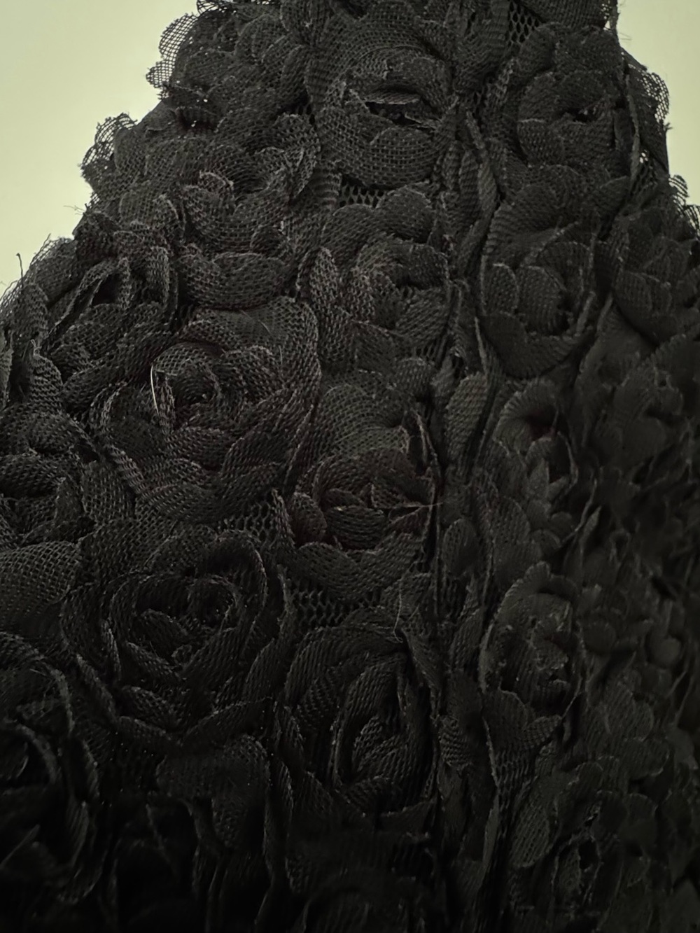 wild fable Black Lace-Trim Spaghetti-Strap Maxi Dress - Picture 3 of 14